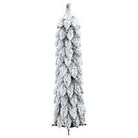 Albero di Natale Artificiale con 30 LED e Neve Floccata 60 cm 357694