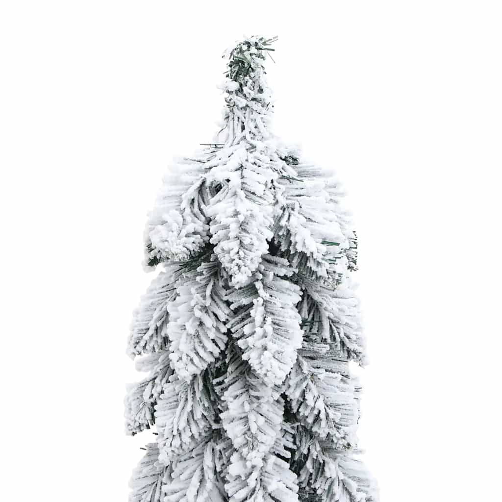 Albero di Natale Artificiale con 30 LED e Neve Floccata 60 cm 357694