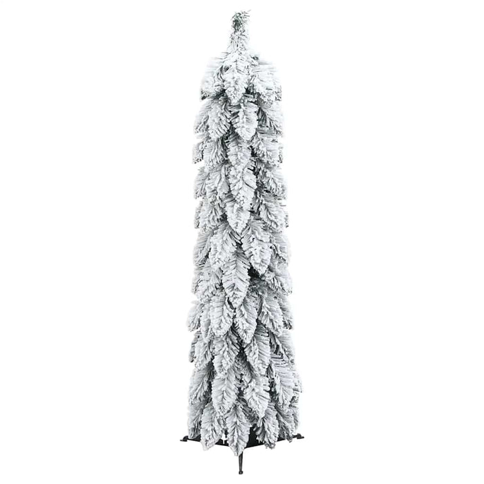 Albero di Natale Artificiale con 45 LED e Neve Floccata 90 cm 357695