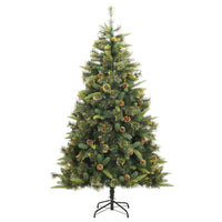 Albero di Natale Artificiale Incernierato con Pigne 210 cm 357703