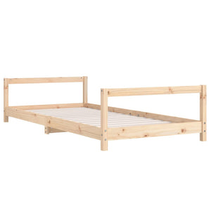 Giroletto per Bambini 90x190 cm in Legno Massello di Pino 834402