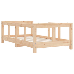 Giroletto per Bambini 70x140 cm in Legno Massello di Pino 834426