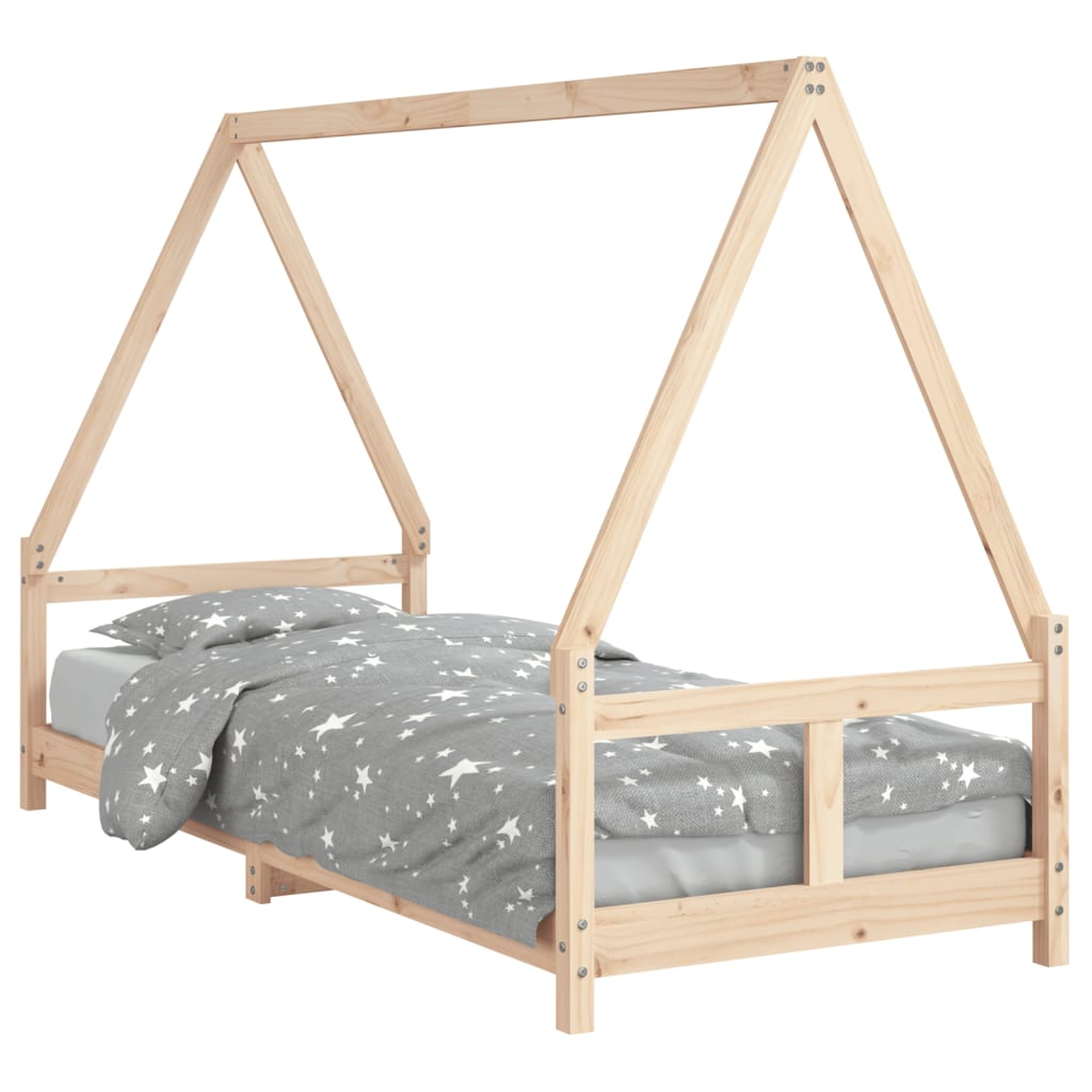 Giroletto per Bambini 80x200 cm in Legno Massello di Pinocod mxl 127799