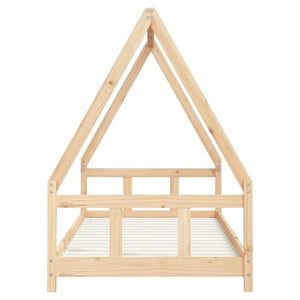 Giroletto per Bambini 90x200 cm in Legno Massello di Pino 834453