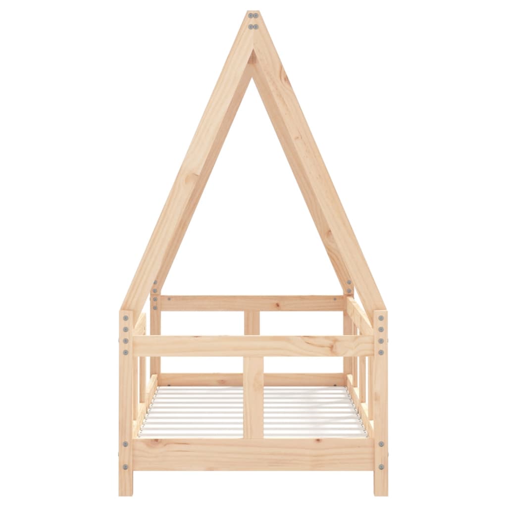 Giroletto per Bambini 70x140 cm in Legno Massello di Pino 834456