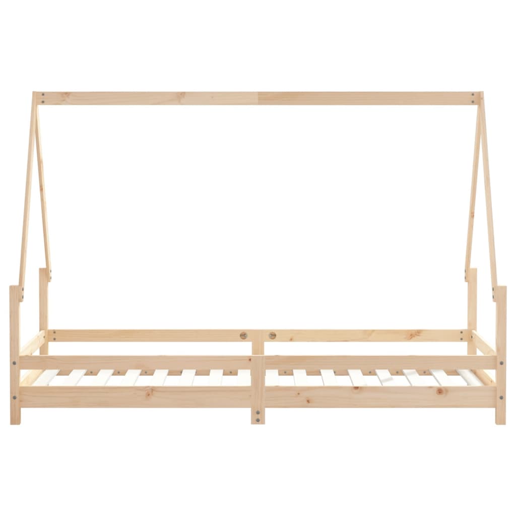 Giroletto per Bambini 90x200 cm in Legno Massello di Pino 834483