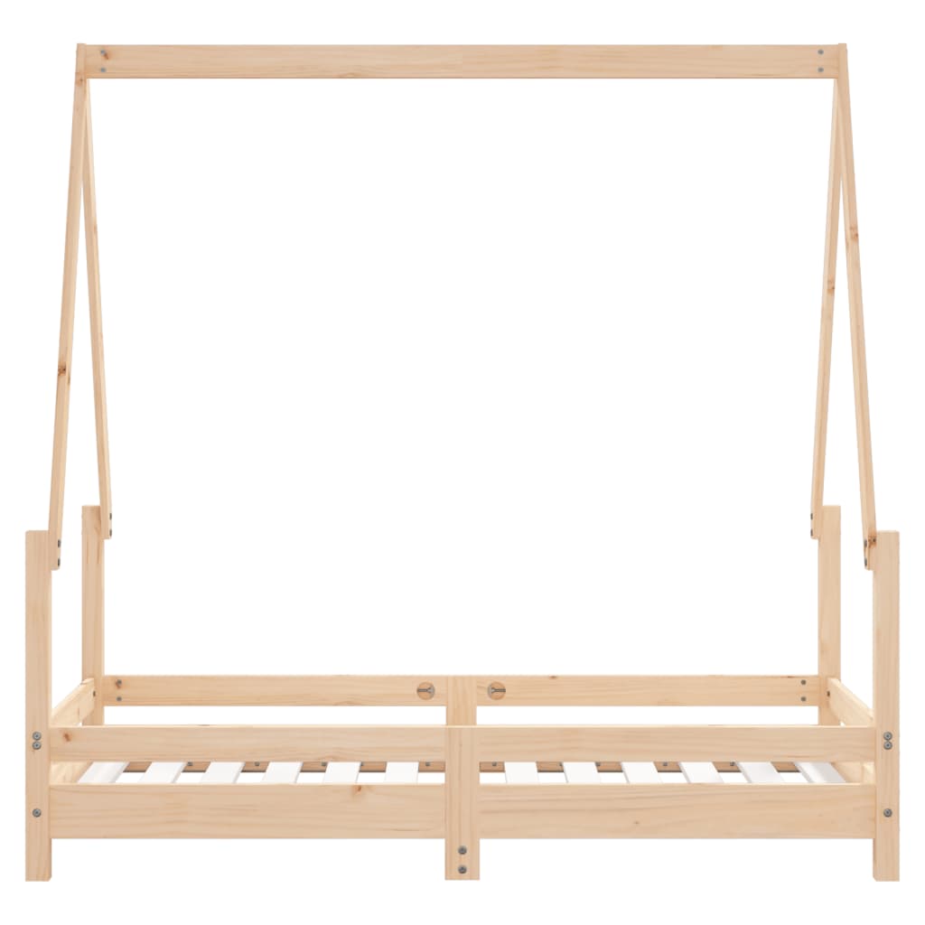 Giroletto per Bambini 70x140 cm in Legno Massello di Pino 834486