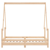 Giroletto per Bambini 70x140 cm in Legno Massello di Pino 834486