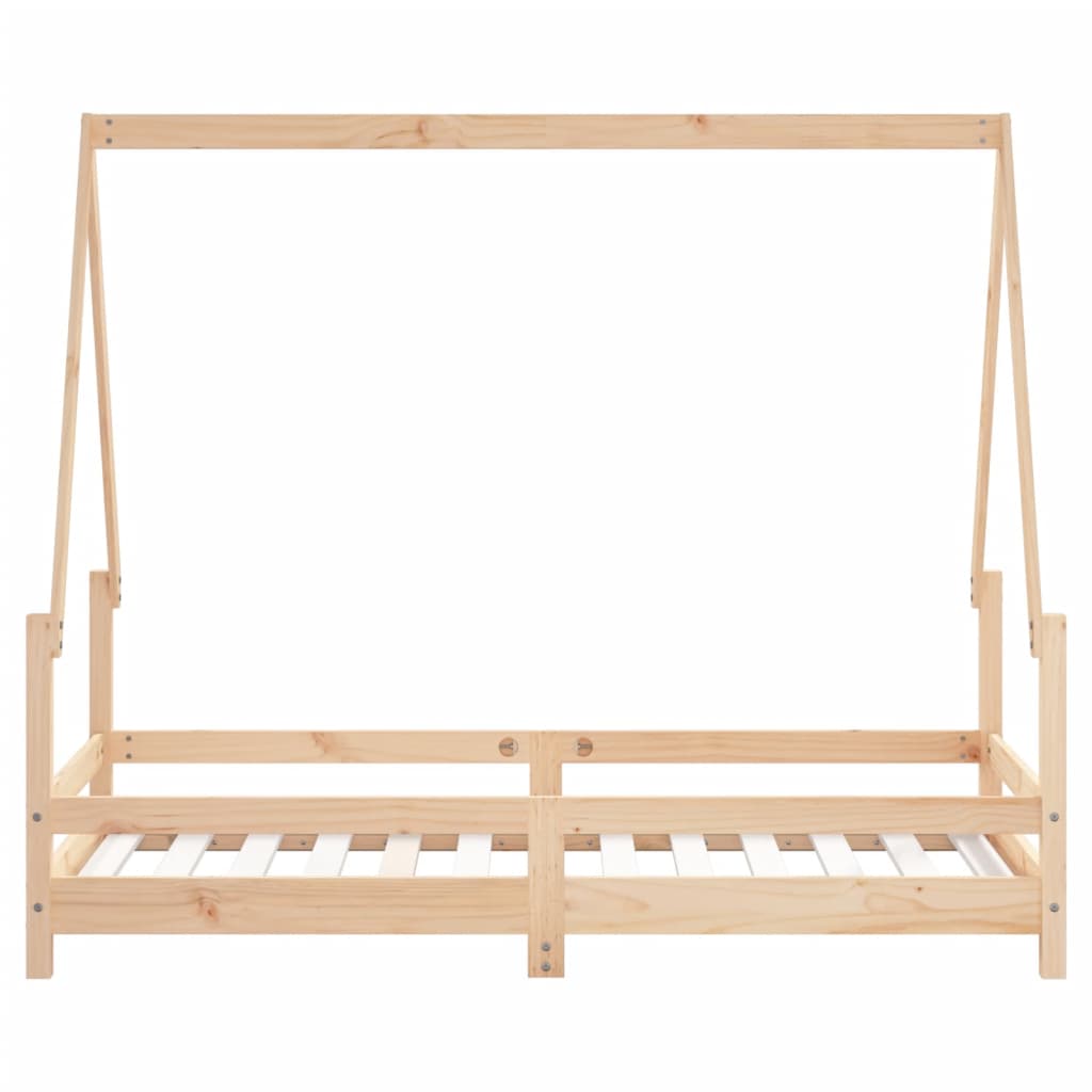 Giroletto per Bambini 80x160 cm in Legno Massello di Pino 834489