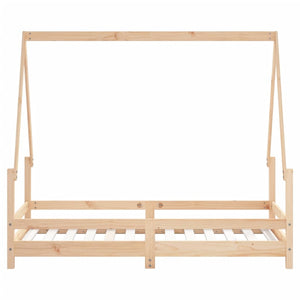 Giroletto per Bambini 80x160 cm in Legno Massello di Pino 834489