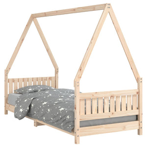 Giroletto per Bambini 80x200 cm in Legno Massello di Pino 834495