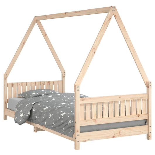 Giroletto per Bambini 90x200 cm in Legno Massello di Pino 834498