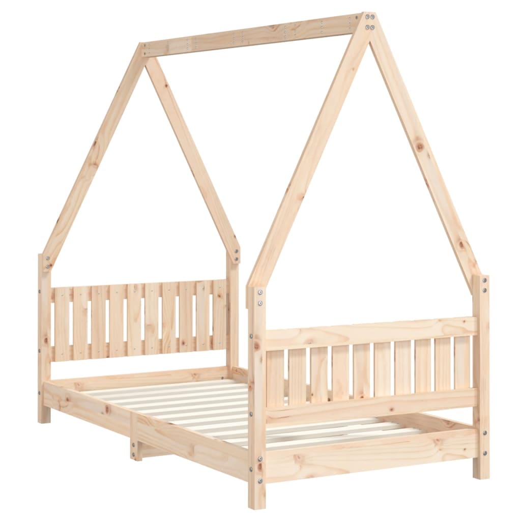 Giroletto per Bambini 80x160 cm in Legno Massello di Pino 834504