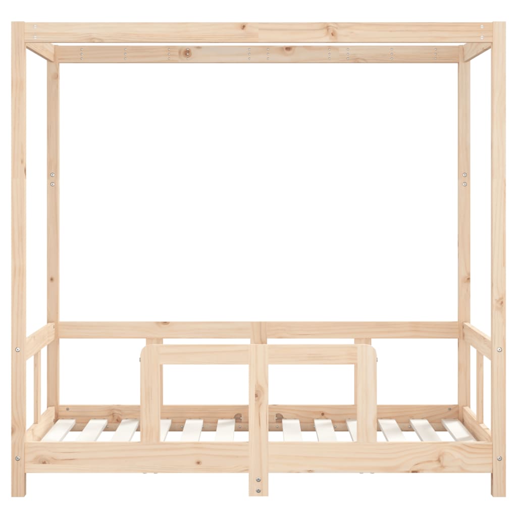 Giroletto per Bambini 70x140 cm in Legno Massello di Pino 834510