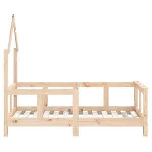 Giroletto per Bambini 70x140 cm in Legno Massello di Pino 834555