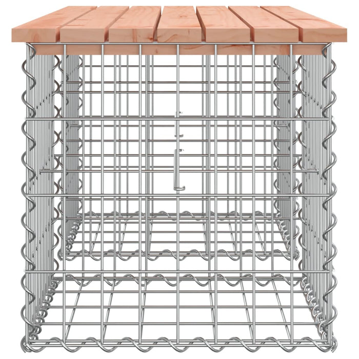 Panca da Giardino Design Gabbione 103x44x42 cm Massello Douglas 834339