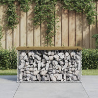 Panca da Giardino Design Gabbione 83x31,5x42 cm Pino Impregnato 834349