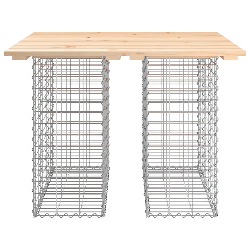 Panca Giardino Design Gabbione 100x102x72cm Legno Massello Pinocod mxl 127232