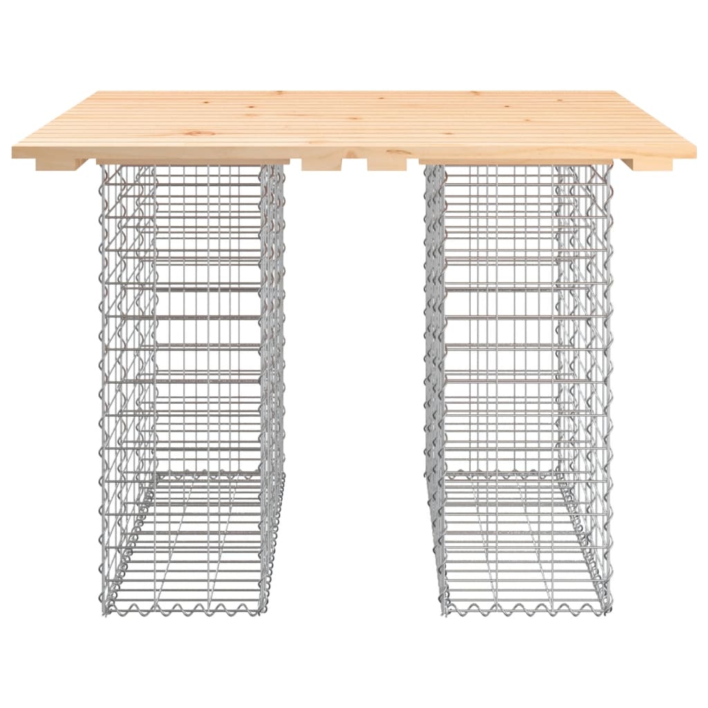 Panca Giardino Design Gabbione 100x102x72cm Legno Massello Pinocod mxl 80744