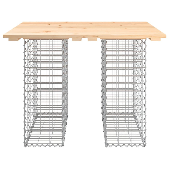 Panca Giardino Design Gabbione 100x102x72cm Legno Massello Pinocod mxl 80744