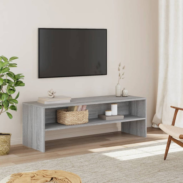 Mobile Porta TV Grigio Sonoma 120x40x40 cm in Legno Multistrato 835565