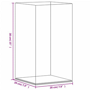 Scatola Espositiva Trasparente 20x20x38 cm in Acrilico 154898