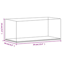 Scatola Espositiva Trasparente 34x16x14 cm in Acrilico 154901