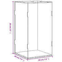 Scatola Espositiva Trasparente 20x20x38 cm in Acrilico 154909