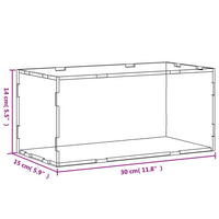 Scatola Espositiva Trasparente 30x15x14 cm in Acrilico 154911