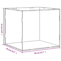 Scatola Espositiva Trasparente 40x36x35 cm in Acrilico 154916