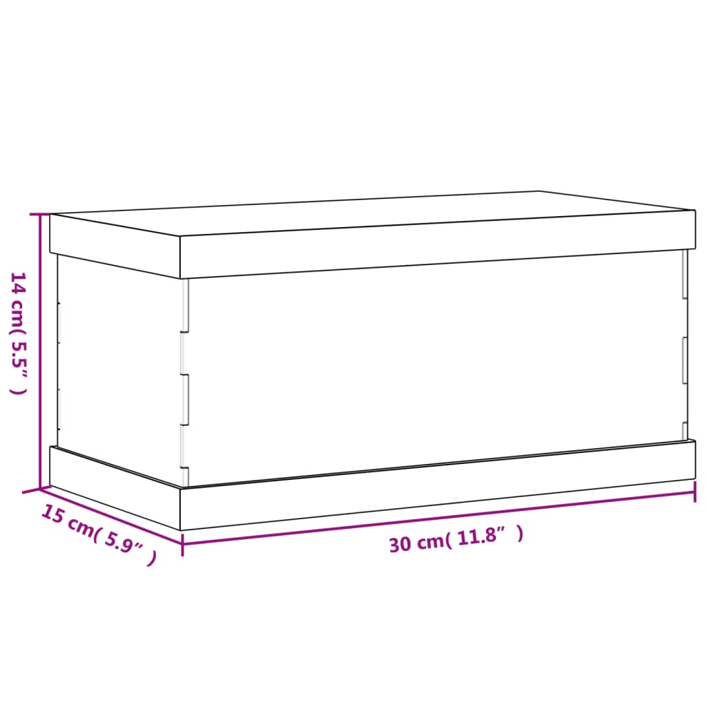 Scatola Espositiva Trasparente 30x15x14 cm in Acrilico 154922