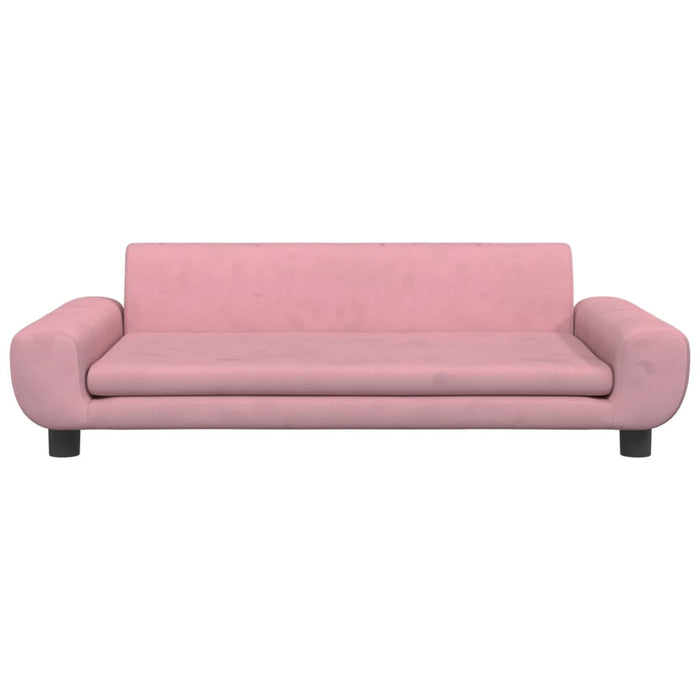 Divano per Bambini Rosa 100x54x33 cm in Vellutocod mxl 117794