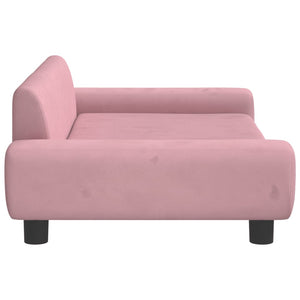 Divano per Bambini Rosa 100x54x33 cm in Velluto 3196382