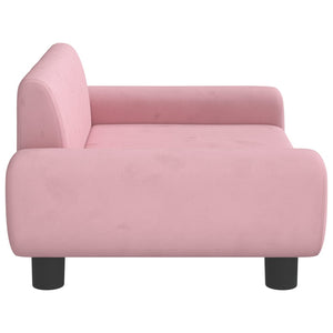 Divano per Bambini Rosa 70x45x33 cm in Velluto 3196389