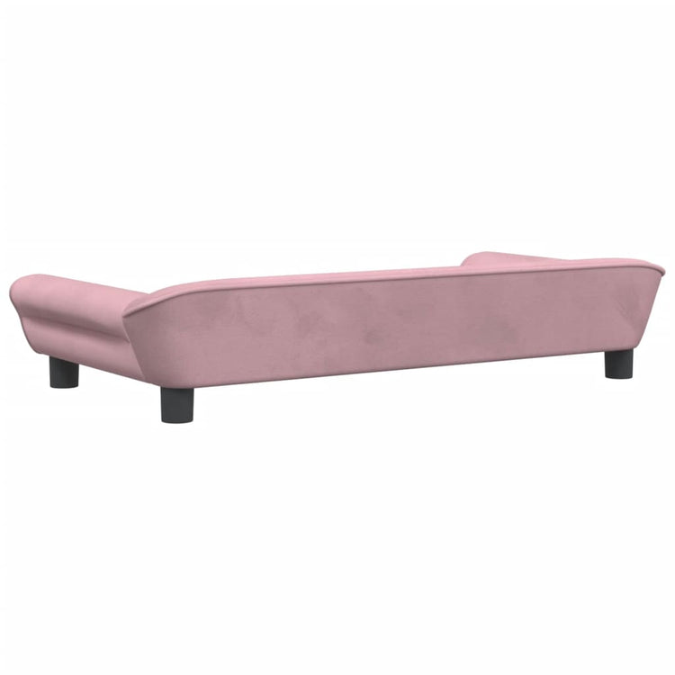 Divano per Bambini Rosa 100x50x26 cm in Velluto 3196396