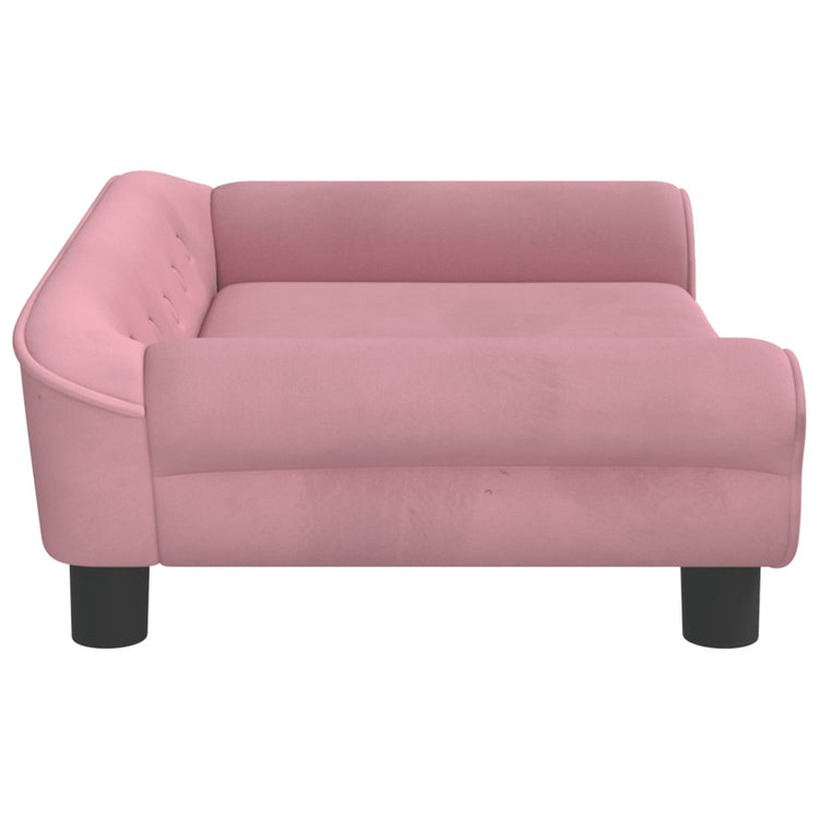 Divano per Bambini Rosa 70x45x26 cm in Velluto 3196403