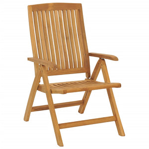 Sedie da Giardino Reclinabili con Cuscini 2 pz in Legno di Teak 3196435