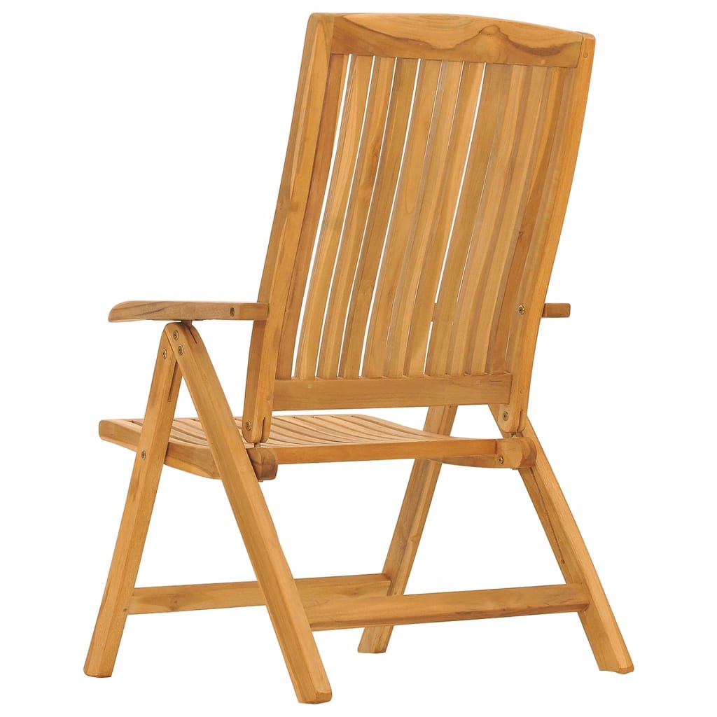 Sedie da Giardino Reclinabili con Cuscini 6 pz in Legno di Teak 3196506