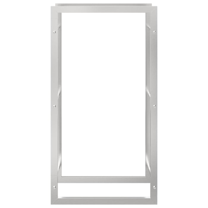 Portalegna 50x28x94 cm in Acciaio Inossidabile 357860