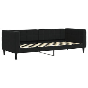 Divano Letto con Materasso Nero 80x200 cm in Velluto 3196664