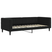 Divano Letto con Materasso Nero 90x200 cm in Velluto 3196671