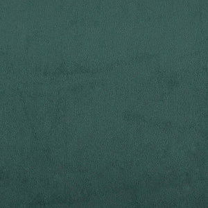 Divano Letto con Letto Estraibile Verde Scuro 90x200cm Velluto 3196693