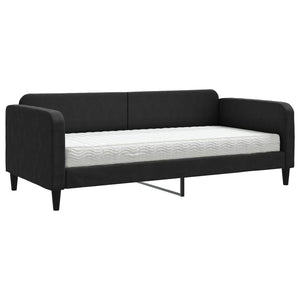 Divano Letto con Materasso Nero 90x200 cm in Tessutocod mxl 74456