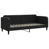 Divano Letto con Letto Estraibile Nero 80x200 Tessuto 3196813