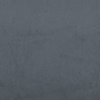 Divano Letto con Letto Estraibile Grigio Scuro 90x200cm Velluto 3197064