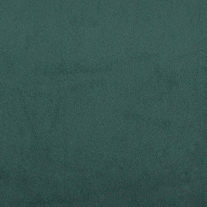 Divano Letto con Letto Estraibile Verde Scuro 90x200cm Velluto 3197065