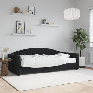 Divano Letto con Materasso Nero 90x200 cm in Vellutocod mxl 131291