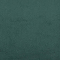 Divano Letto con Materasso Verde Scuro 100x200 cm in Velluto 3197286