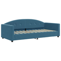 Divano Letto con Letto Estraibile Blu 90x200 cm in Velluto 3197300