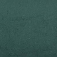 Divano Letto con Letto Estraibile Verde Scuro 100x200cm Velluto 3197310